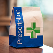 prescription delivery bag