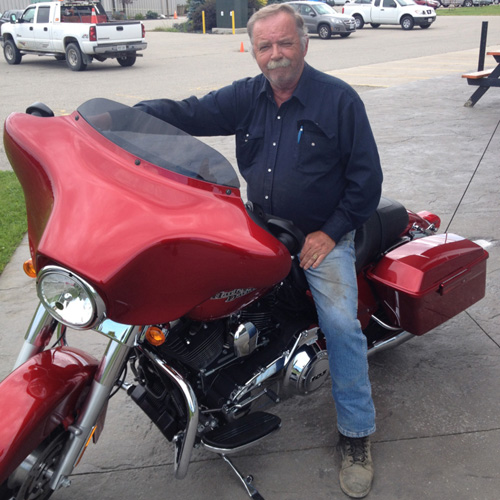 Heart transplant recipient Bill Best loves to ride his motorcycle 