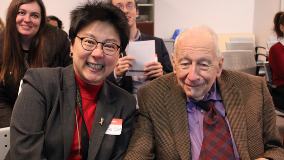 Image of Dr. Fei-Fei Liu and Dr. John Hunt