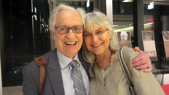 Award-winning poet David McFadden, who is losing his words due to dementia, and his partner, Merlin Homer