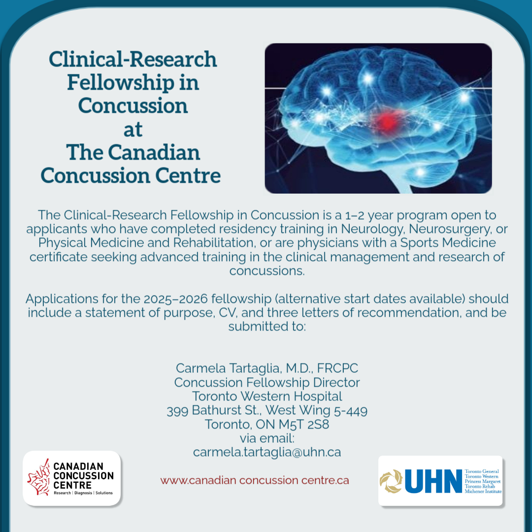 Concussion Research Rch Canadian Concussion Centre