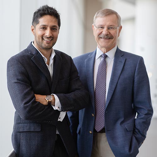 Dr. Mohit Kapoor (left) and Dr. Robert Inman (right)