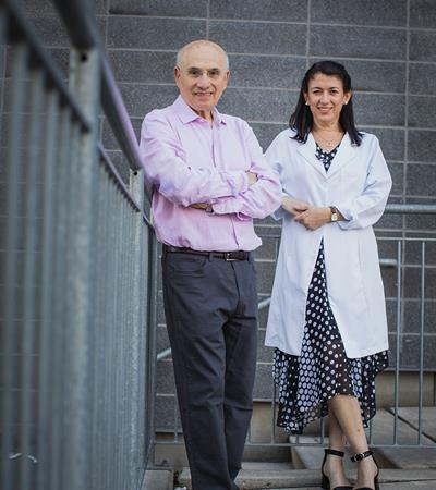 Dr. Samuel Markowitz (left) and Dr. Monica Daibert-Nido 