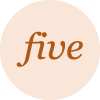circle with the word five