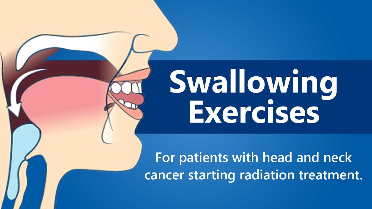 Swallowing Exercises - For Patients with Head and Neck Cancer Starting Radiation Treatment