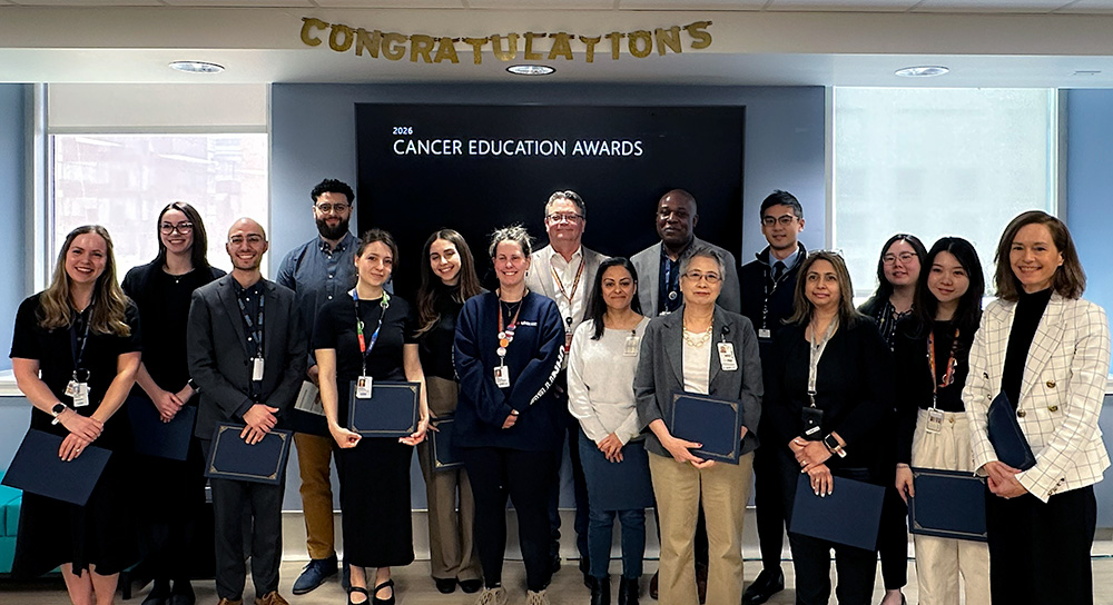 2026 Cancer Education Award winners