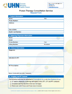 Proton Therapy Request Form