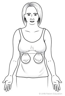 Line drawing of camisole