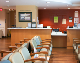 Lymphoma Clinic Waiting Area