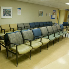 Breast Reconstruction Centre waiting area