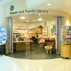 Patient & Family Library entrance