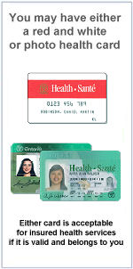 Image of old and new health cards
