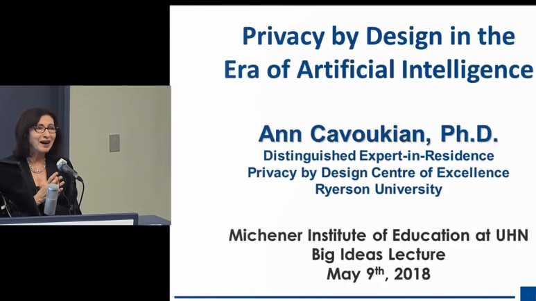 Cavoukian: Privacy by Design