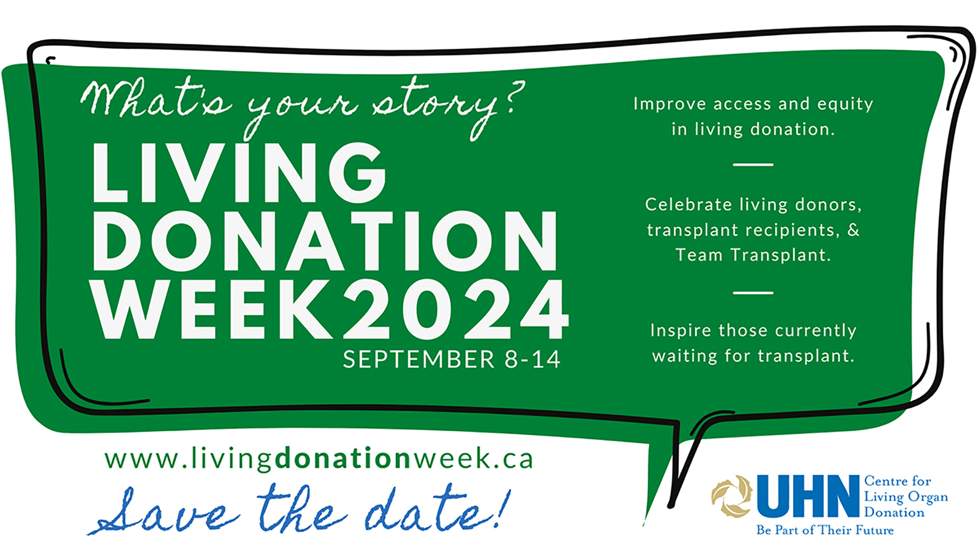 Save the Date: Living Donation Week 2024