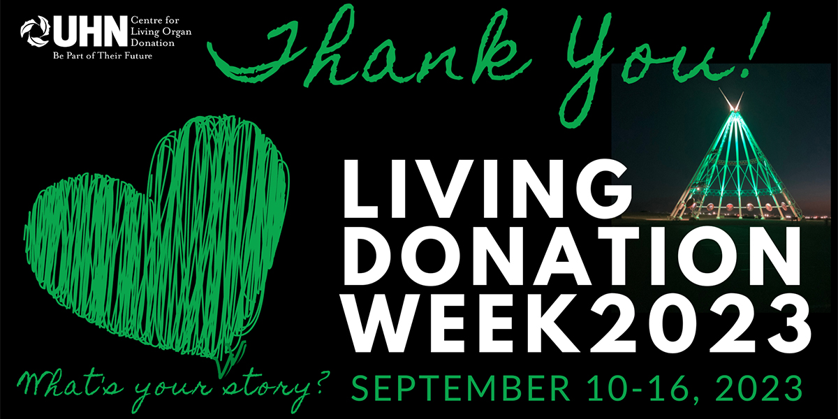 Thank you Living Donation Week 2023