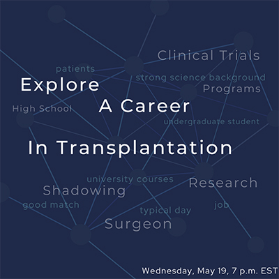 Explore a career in transplantation
