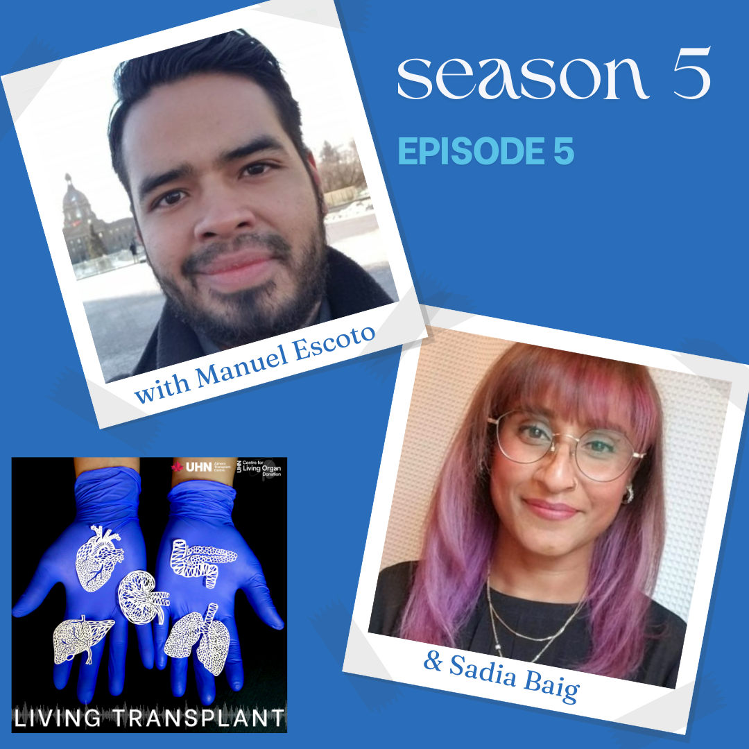 Manuel Escoto, the Patient, Family, Donor Partnerships and Knowledge Mobilization Director