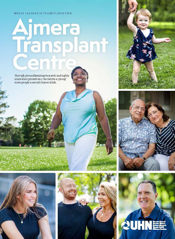 Ajmera Transplant Centre 2021 Magazine Cover