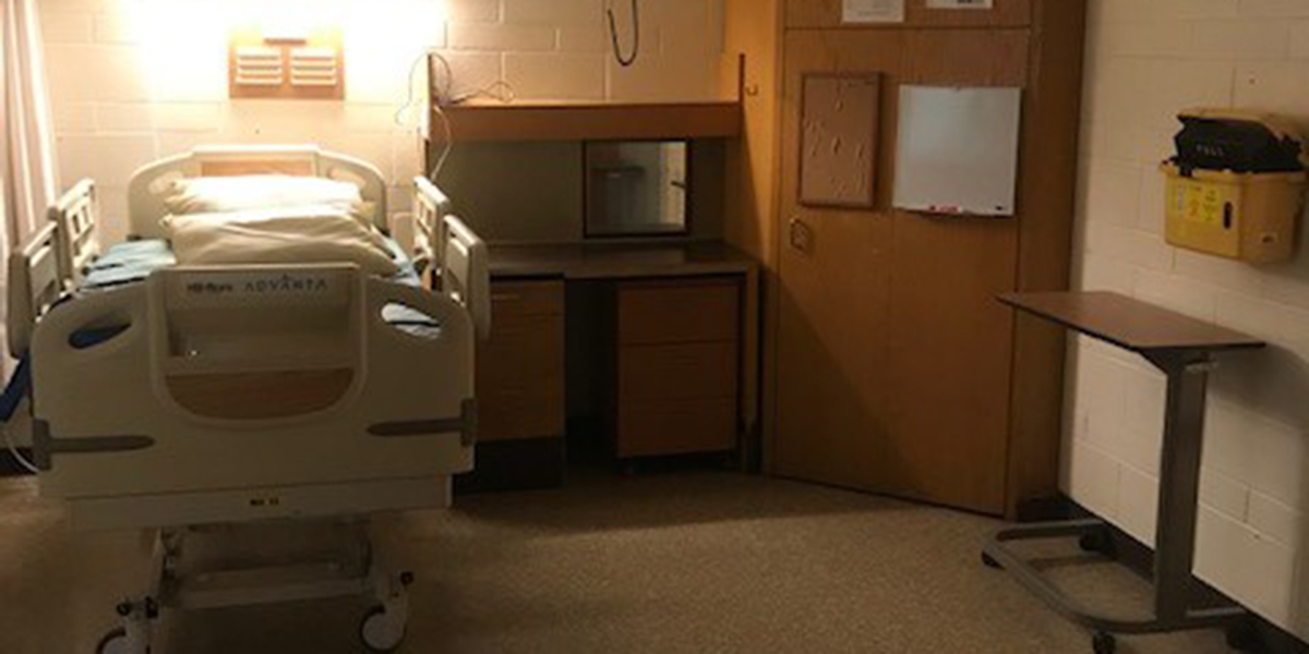Lyndhurst Centre Patient room before renovations