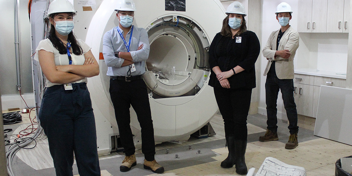 The Major Specialized Equipment Team behind the planning, design and delivery of the MRIs.