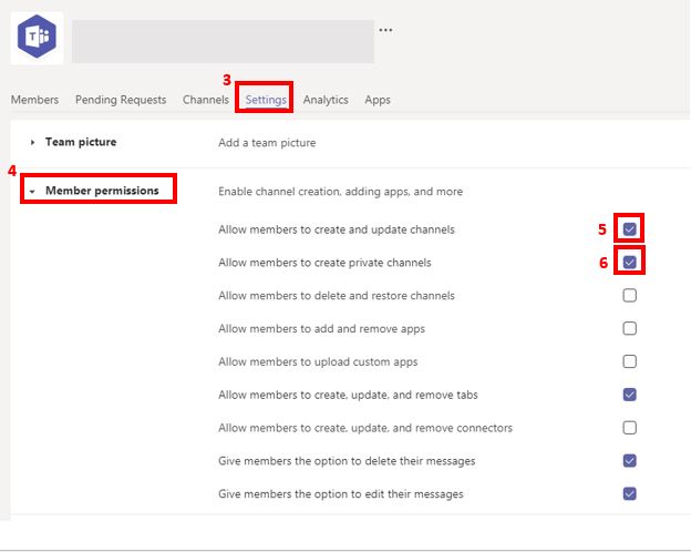 Member Permission in Private Channels