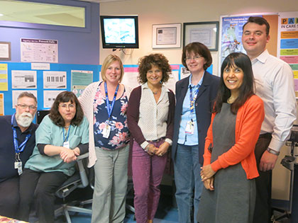 Image of members of care team in PESU