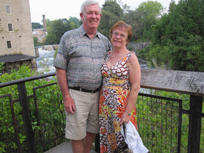 Robert Davidson and his wife, Heather