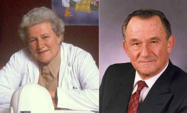 Diana Schatz and Dr. E. Douglas Wigle 