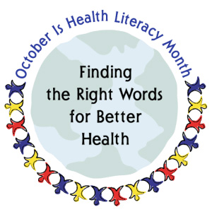   Health Literacy Month Logo