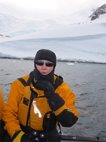 Judy in Antarctica 