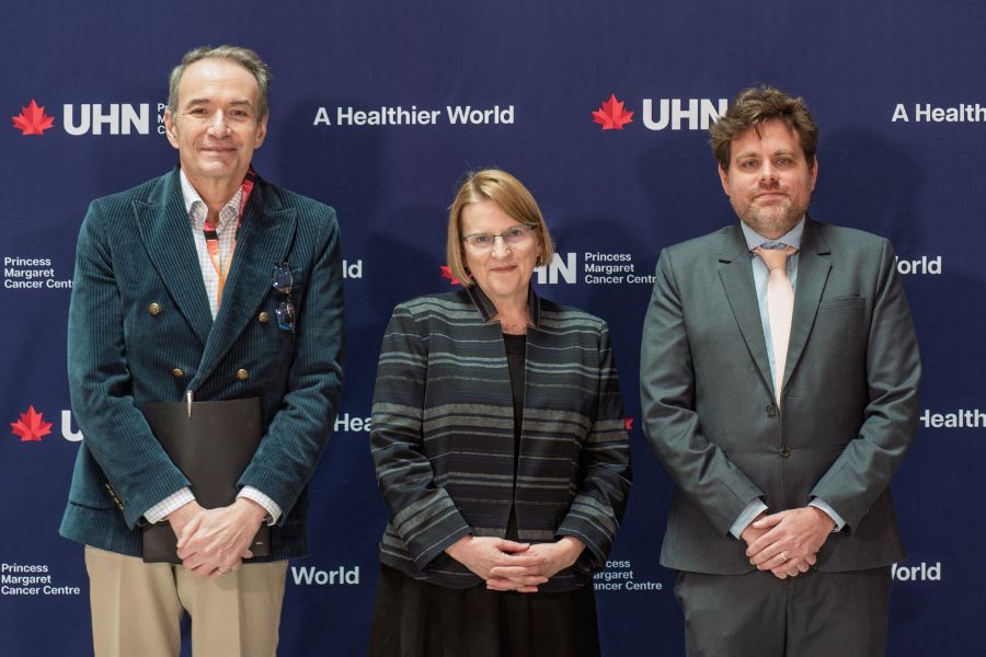 Dr. Smith, Minister Jones and Dr. Enrique Sanz Garcia