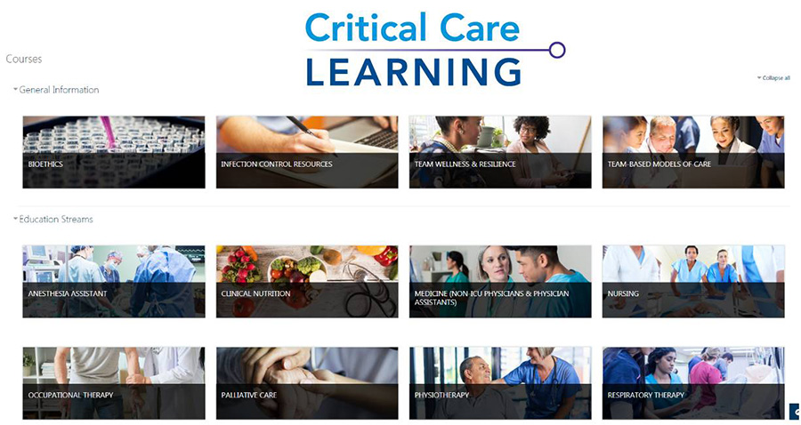 critical care learning