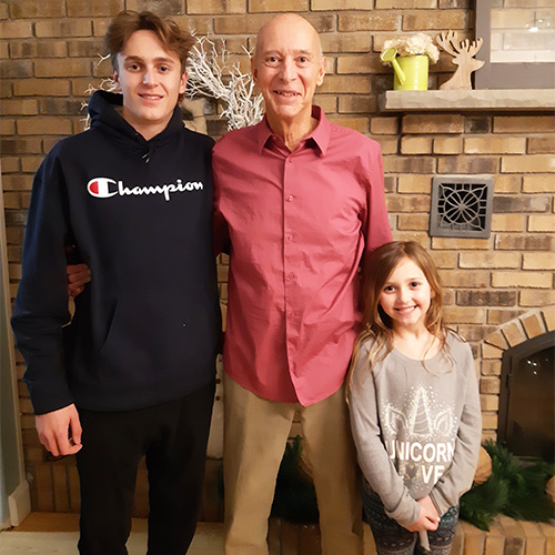 Bill and Grandchildren 