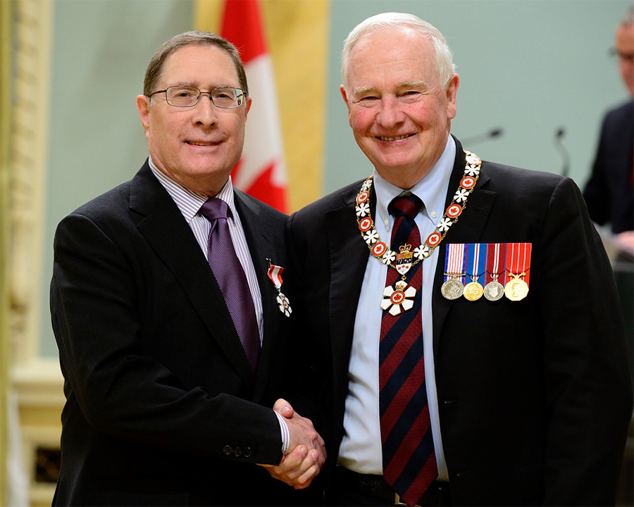 Dr. Keystone getting Order of Canada