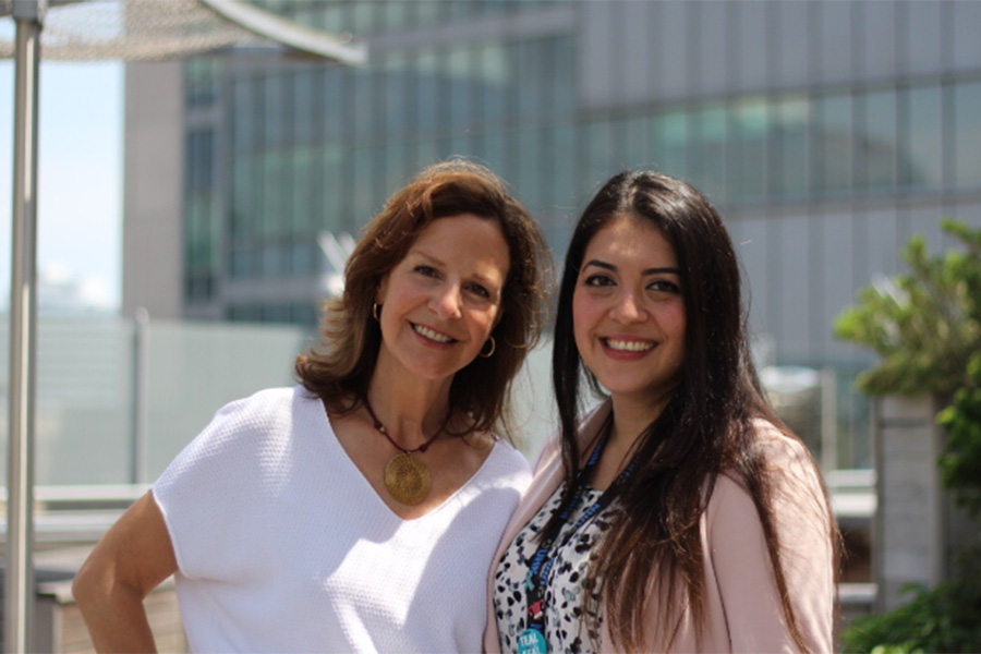 Dr. Alicia Sarabia and Tara Almassi