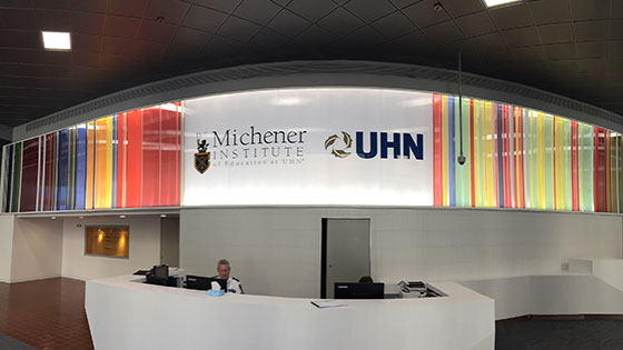 Lobby of the Michener Institute 