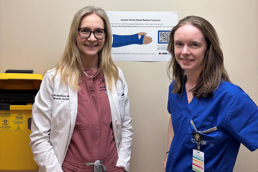 Dr. Norah Matthies and Sarah Hobbs