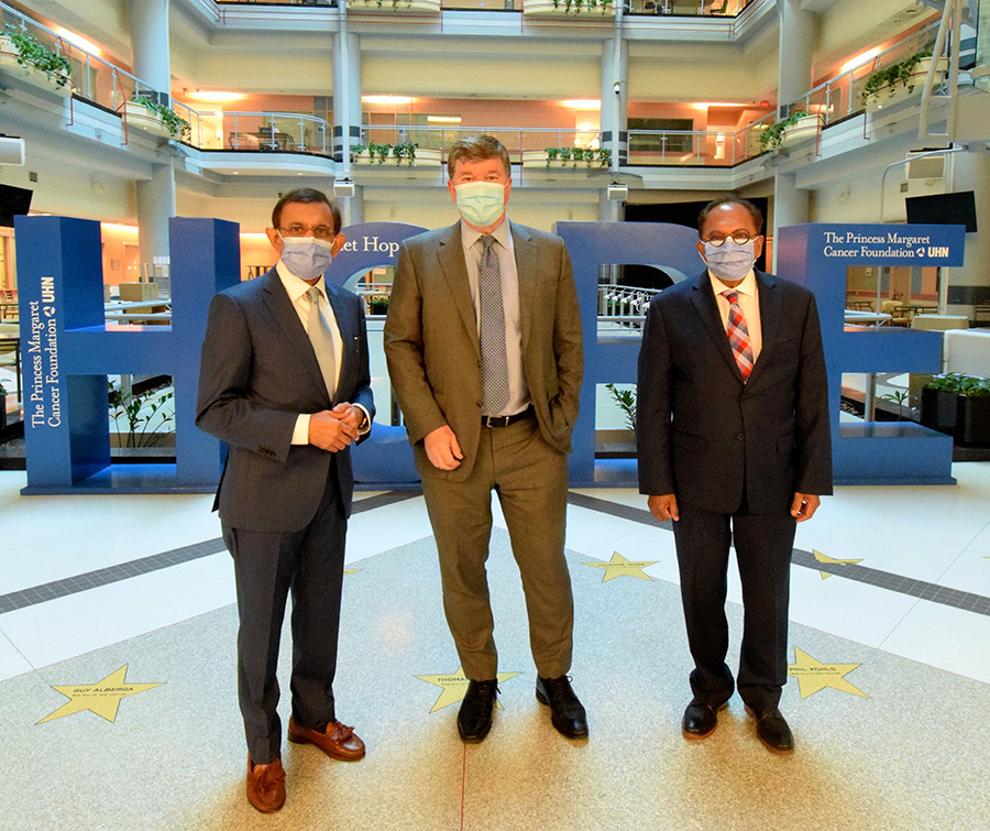 Dr. Mansoor Saleh, Dr. Keith Stewart, and Dr. Zul Merali