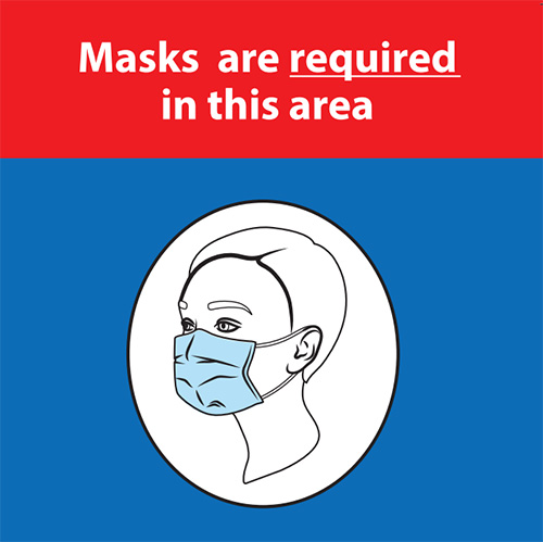 Mask required poster