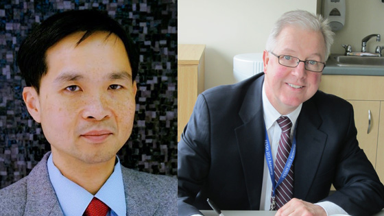 Dr. Robert Chen (L) and Dr. Steven McCabe 