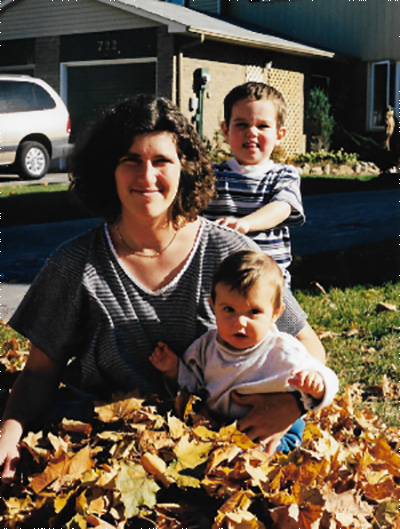 Jackie Hoerdt with her sons