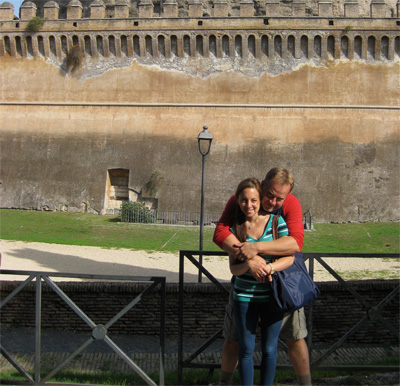 Me and Garett in Rome