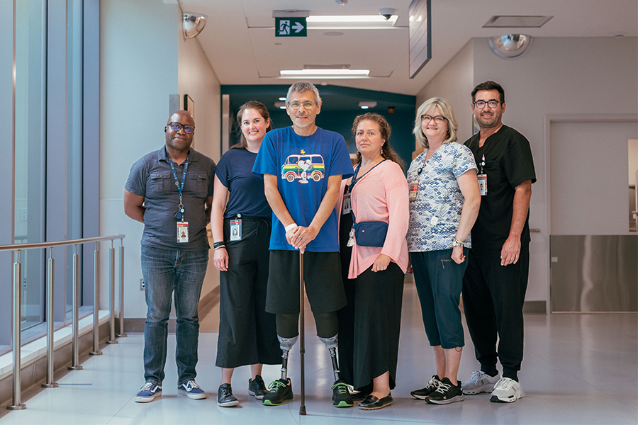 Delbert Taylor and his West Park care team