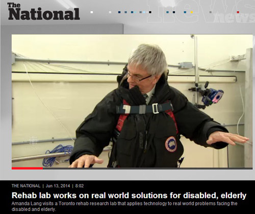Image of  Dr. Geoff Fernie, director of research, Toronto Rehab