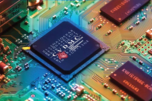 Computer motherboard image 