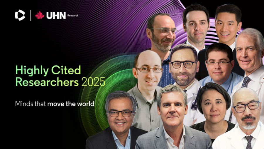 Eleven UHN researchers have been named in Clarivate's 2025 Highly Cited Researchers list.