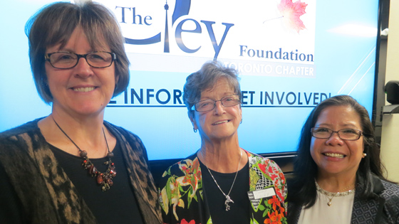 Image of Dr. Johane Allard, Sandy Lacey and Olivia Saqui 