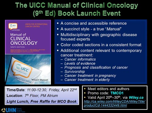 UICC Manual of Clinical Oncology launch poster