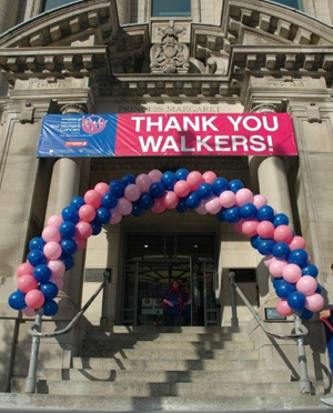 Picture of the thank you walker banner