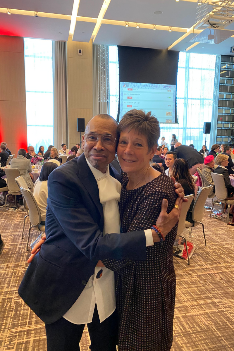 Billy Newton-Davis and Dr. Sharon Walmsley